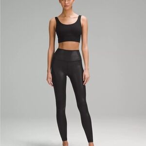 Lululemon Shimmer Black High-Waisted Leggings